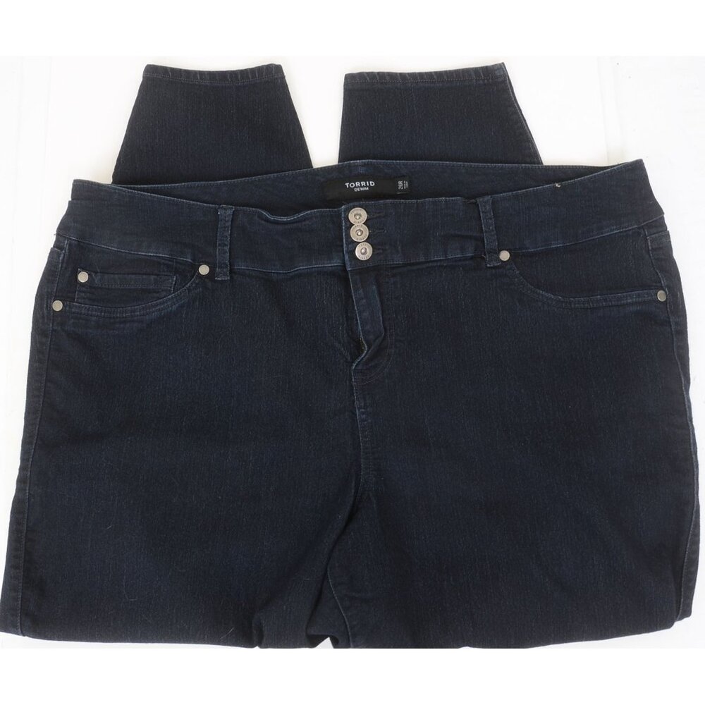 TORRID Denim Woman's‎ Jeans PLUS Size 26R Stretch Dark Wash Skinny Leg